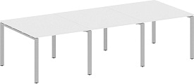 Стол для переговоров БП.ПРГ-3.1 Gray Белый