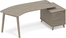 Стoл руководителя правый Time Wood ТМ В2 130