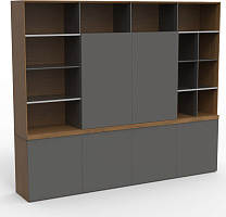 Шкаф для документов Aulenti ED96.253043 Brown Walnut / Meteor Gray Шкаф для документов Aulenti ED96.253043 Brown Walnut / Meteor Gray