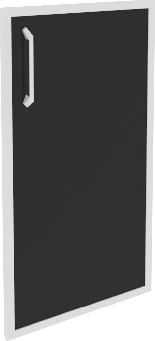 Фасад стекло в раме низкий правый Onix O.SR-3(R) black