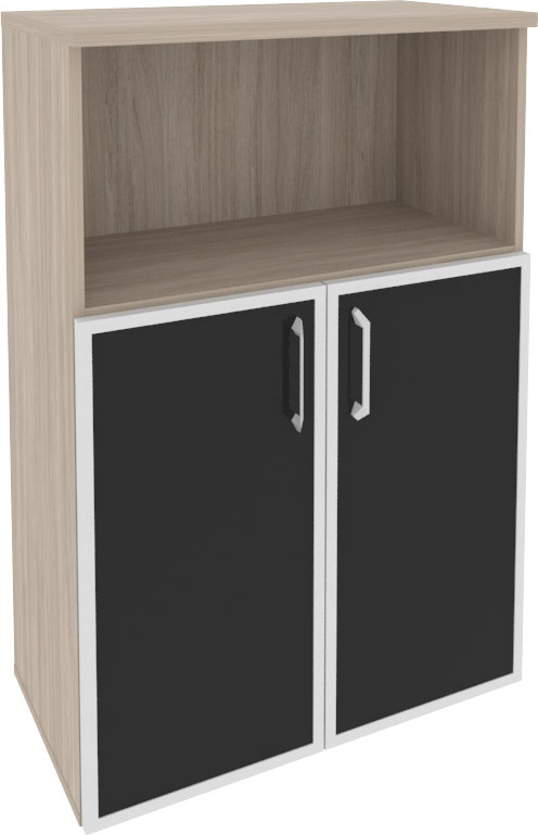 Шкаф средний широкий Onix O.ST-2.2R black