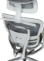 Кресло офисное эргономичное Kron aluminium grey