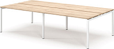 Бенч на 4 рабочих места Tour bench 280x139