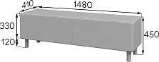 Банкетка Юнит U-b2