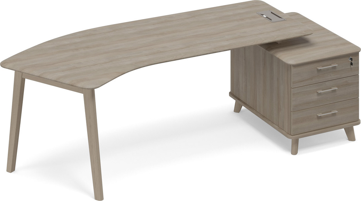 Стoл руководителя правый Time Wood ТМ В2 132
