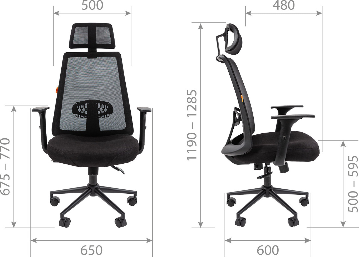 Кресло руководителя Chairman 535 BLACK