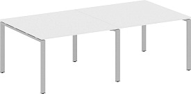 Стол для переговоров БП.ПРГ-2.2 Gray Белый