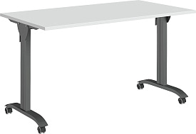 Стол мобильный складной Trend Metal TDM32292145 Белый / Антрацит Стол мобильный складной Trend Metal TDM32292145 Белый / Антрацит