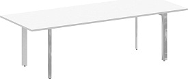 Стол переговорный Onix Direct Lux M-O.MP-PRG-25 Белый бриллиант Стол переговорный Onix Direct Lux M-O.MP-PRG-25 Белый бриллиант