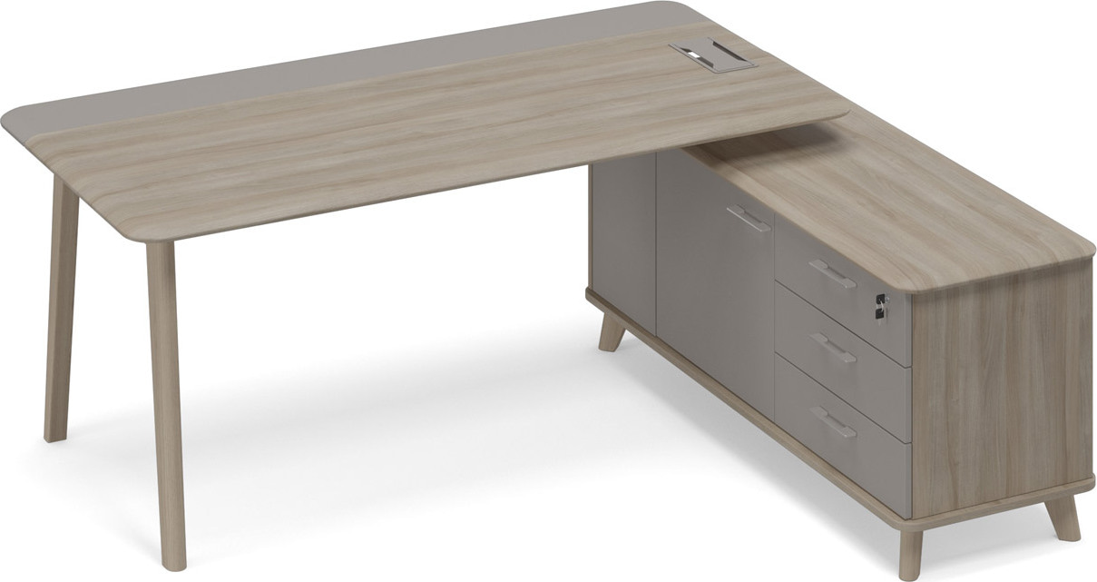 Стoл руководителя правый Time Wood ТМ В2 102