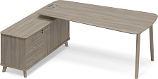 Стoл руководителя левый Time Wood ТМ В2 117