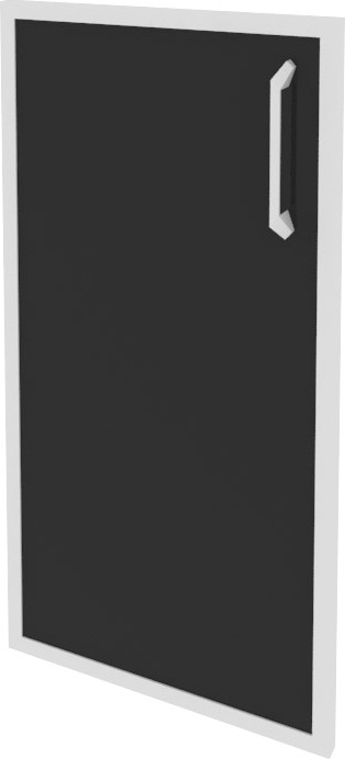 Фасад стекло в раме низкий левый Onix O.SR-3(L) black