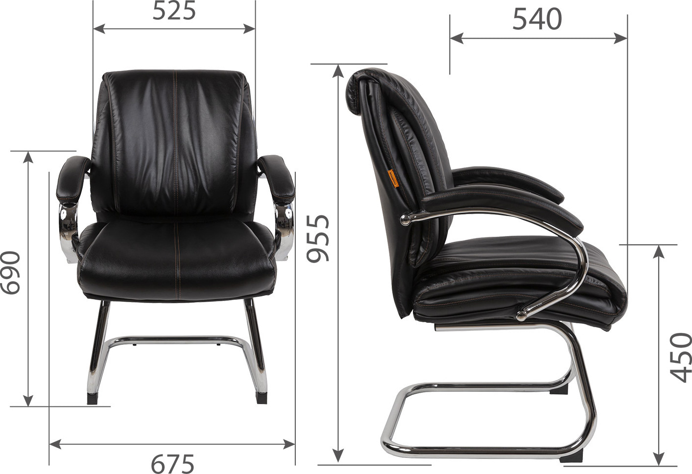 Кресло посетителя Chairman CH423V