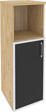 Шкаф средний узкий левый Onix O.SU-2.2R(L) black
