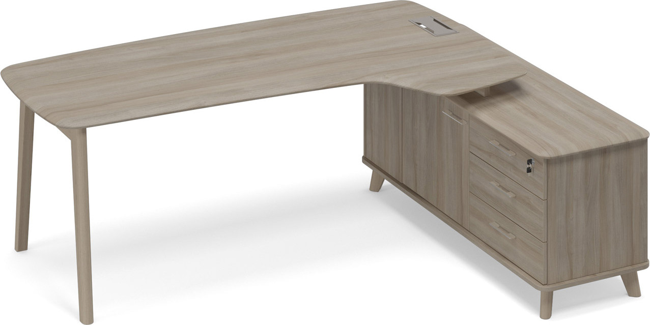 Стoл руководителя правый Time Wood ТМ В2 124