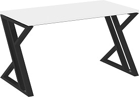 Стол рабочий Loft VR.L-SRZ-3.7 Белый бриллиант/Черный