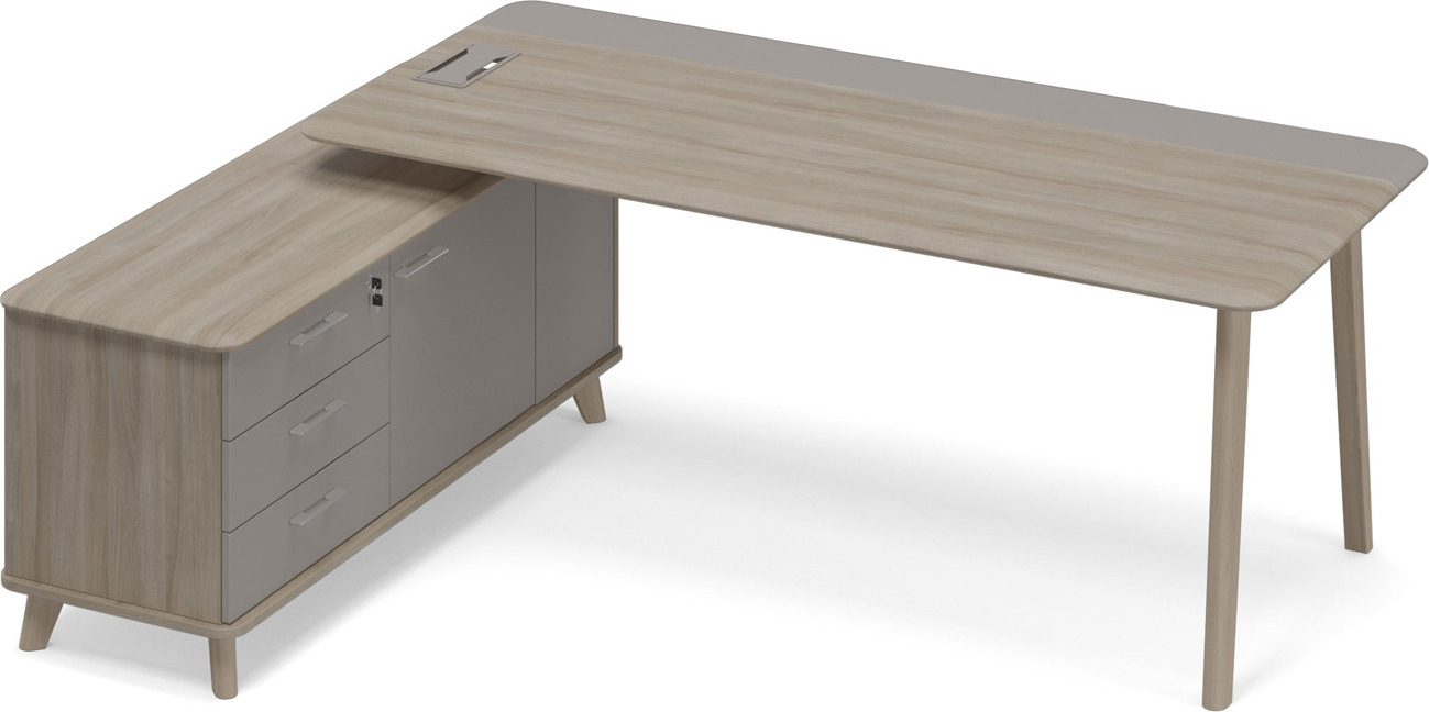 Стoл руководителя левый Time Wood ТМ В2 103