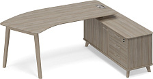 Стoл руководителя правый Time Wood ТМ В2 126