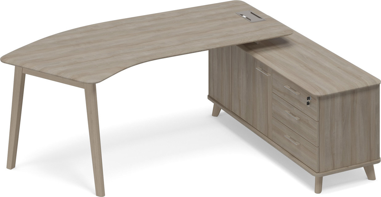 Стoл руководителя правый Time Wood ТМ В2 126