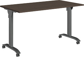 Стол мобильный складной Trend Metal TDM32292115 Темный дуб / Антрацит Стол мобильный складной Trend Metal TDM32292115 Темный дуб / Антрацит
