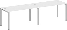 Рабочая станция на 2 места БП.СМ-2.3 Gray Белый