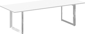 Стол переговорный Onix Direct Lux M-O.MO-PRG-25 Белый бриллиант Стол переговорный Onix Direct Lux M-O.MO-PRG-25 Белый бриллиант