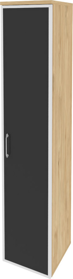 Шкаф высокий узкий правый Onix O.SU-1.10R(R) black