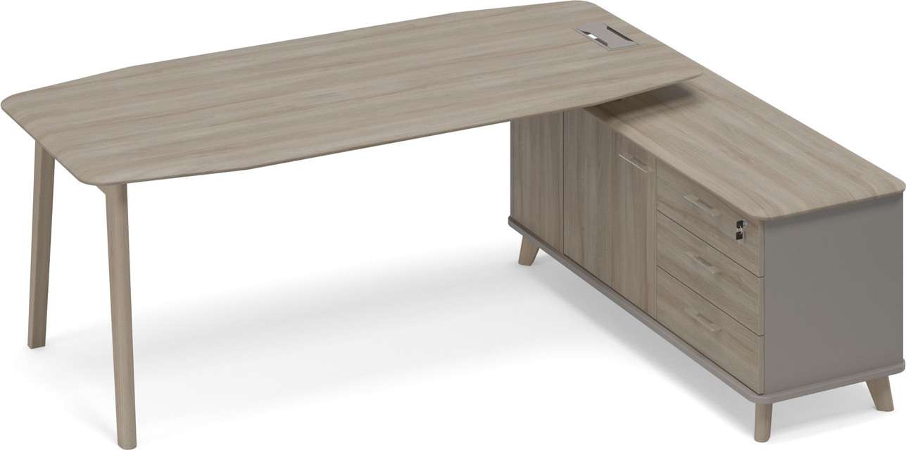 Стoл руководителя правый Time Wood ТМ В2 112