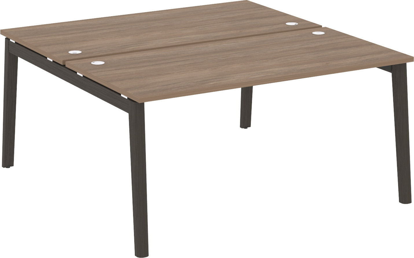 Рабочая станция на 2 рабочих места Onix Wood OW.D.RS-2.4.8