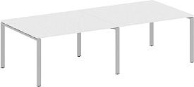 Стол для переговоров БП.ПРГ-2.3 Gray Белый