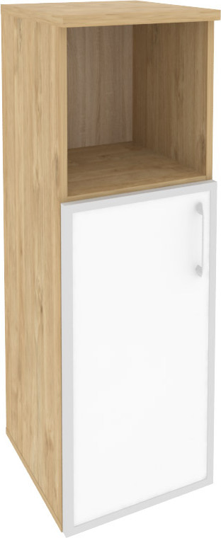 Шкаф средний узкий левый Onix O.SU-2.2R(L) white