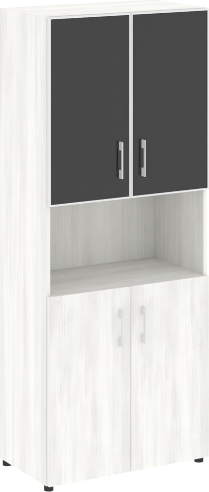 Шкаф высокий широкий Yalta LT.ST-1.4 R black