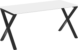 Стол рабочий Loft VR.L-SRX-4.7 Белый бриллиант/Черный
