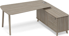 Стoл руководителя правый Time Wood ТМ В2 116