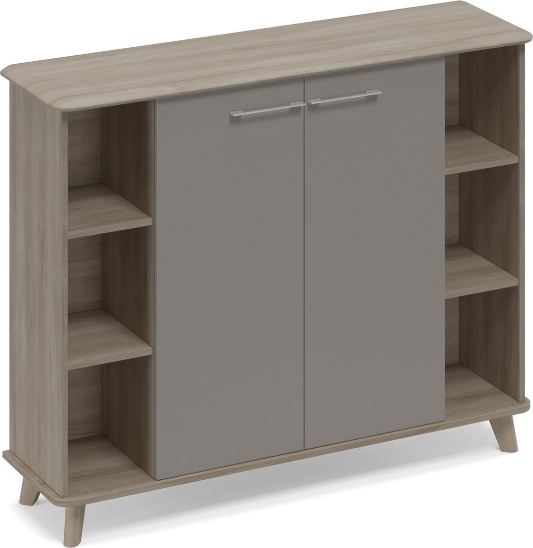 Шкаф средний полузакрытый греденция Time Wood ТМ 352