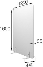 Мобильная перегородка Фикс FX-120/160