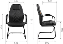 Кресло посетителя Chairman 950V LT