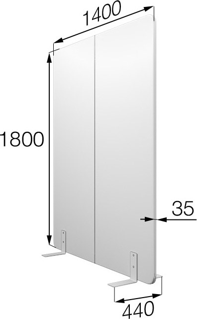 Мобильная перегородка Фикс FX-140/180