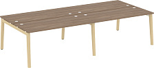Рабочая станция на 4 рабочих места Onix Wood OW.D.RS-4.4.7