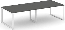 Стол переговорный Style Project SN-6O.SPRG-044.3 Антрацит / Белый Стол переговорный Style Project SN-6O.SPRG-044.3 Антрацит / Белый