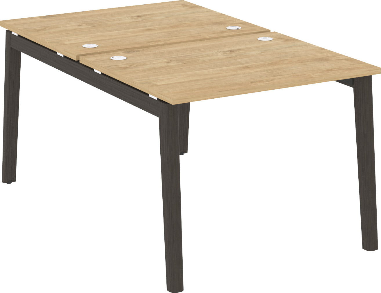 Рабочая станция на 2 рабочих места Onix Wood OW.D.RS-2.1.8