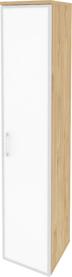Шкаф высокий узкий правый Onix O.SU-1.10R(R) white