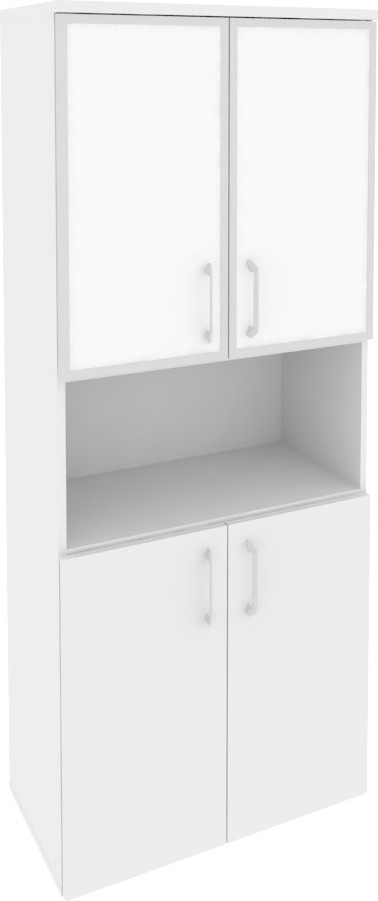Шкаф высокий широкий Onix O.ST-1.4R white