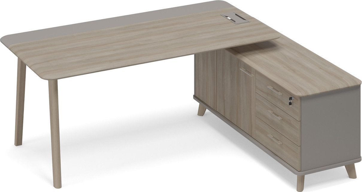 Стoл руководителя правый Time Wood ТМ В2 102