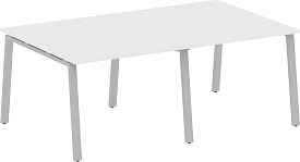 Стол для переговоров БА.ПРГ-2.1 Gray Белый