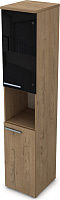 Шкаф-пенал высокий Gloss 9П.005.27 П/Л Teakwood Шкаф-пенал высокий Gloss 9П.005.27 П/Л Teakwood