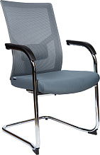 Кресло посетителя Сильвия white/gray CF