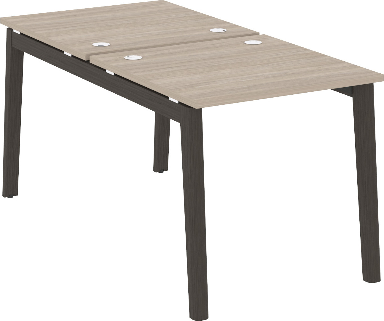 Рабочая станция на 2 рабочих места Onix Wood OW.D.RS-2.0.8