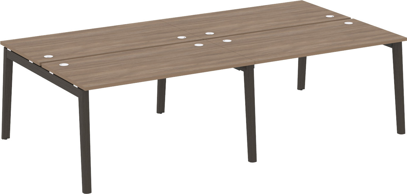 Рабочая станция на 4 рабочих места Onix Wood OW.D.RS-4.3.7