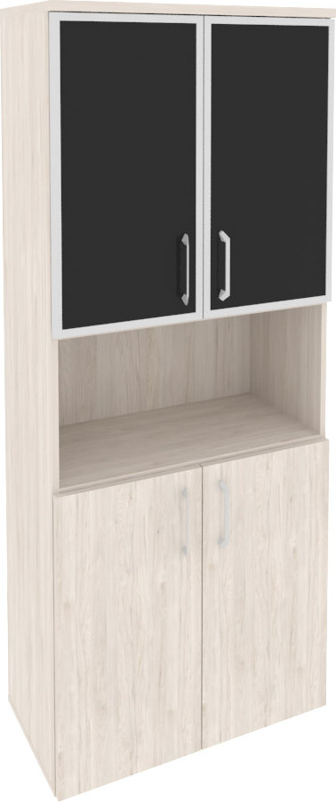 Шкаф высокий широкий Onix O.ST-1.4R black